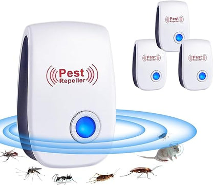 Repelente Ultrasónico de Plagas 360° | Protección para tu Hogar