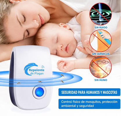 Repelente Ultrasónico de Plagas 360° | Protección para tu Hogar